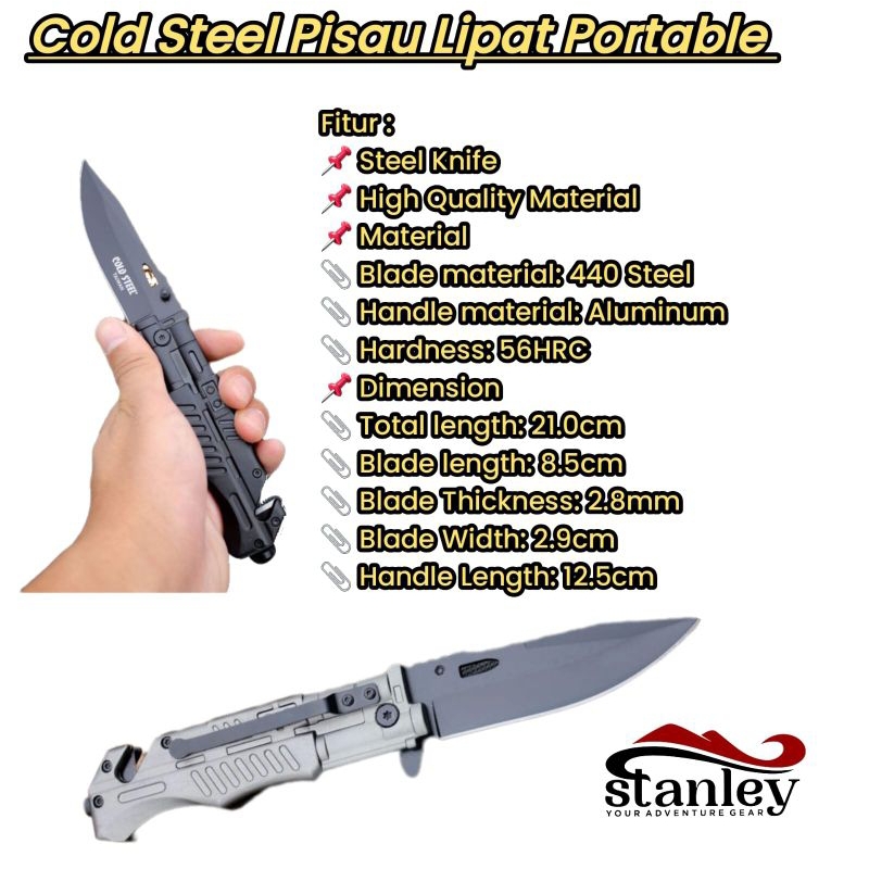 Cold Steel Pisau Lipat Portable