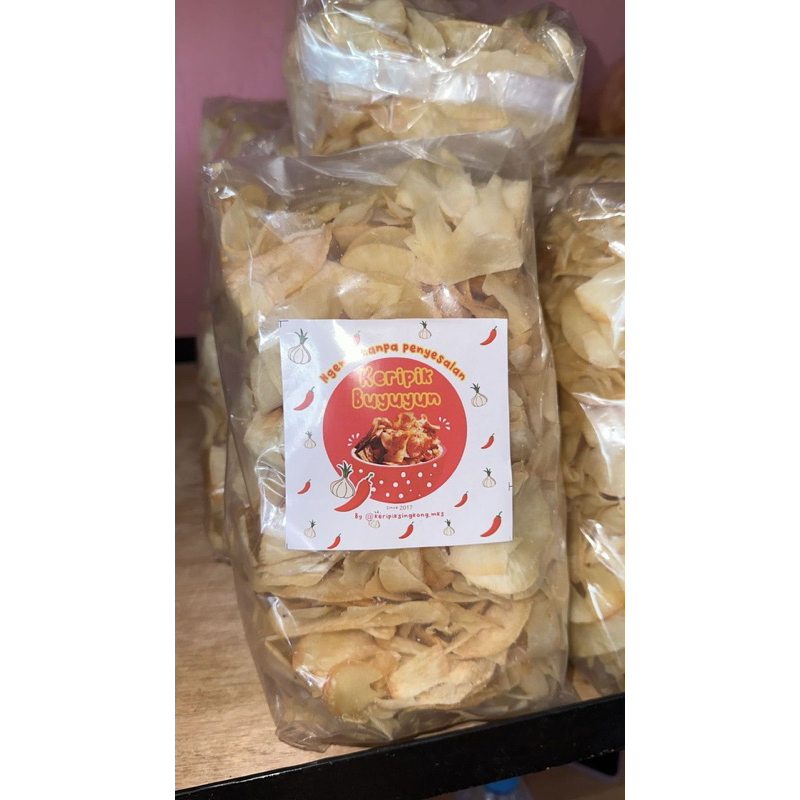 

KERIPIK SINGKONG ORIGINAL (ASIN) 1/2KILO