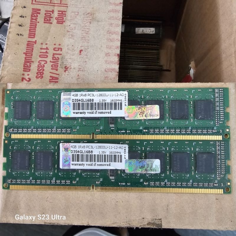 MEMORY RAM  4GB VGEN DDR3 PC 12800U LONGDIM UNTUK PC