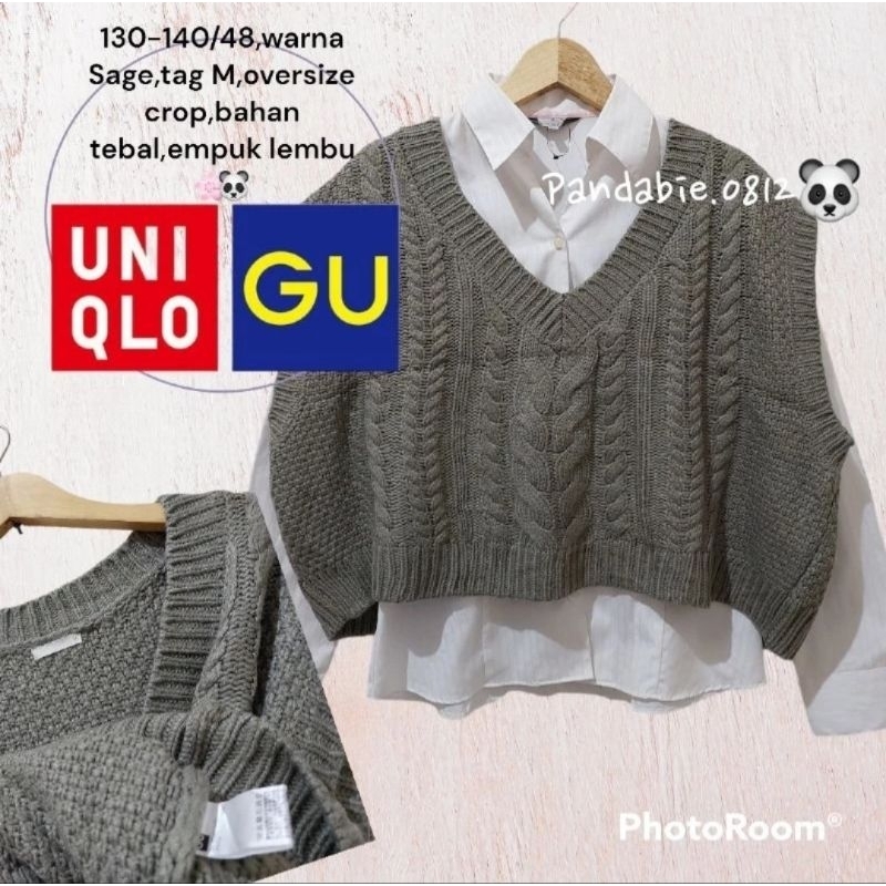 Vest rajut Uniqlo/Gu