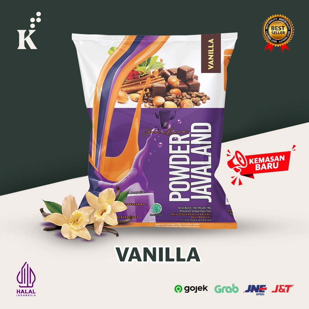 

Bubuk Rasa Vanilla 1KG Javaland Grande