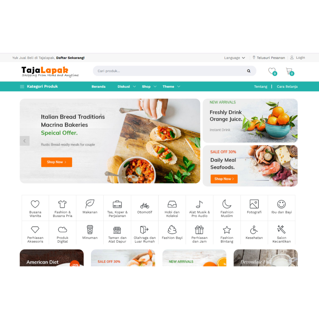 Source Code Marketplace Tajalapak Premium