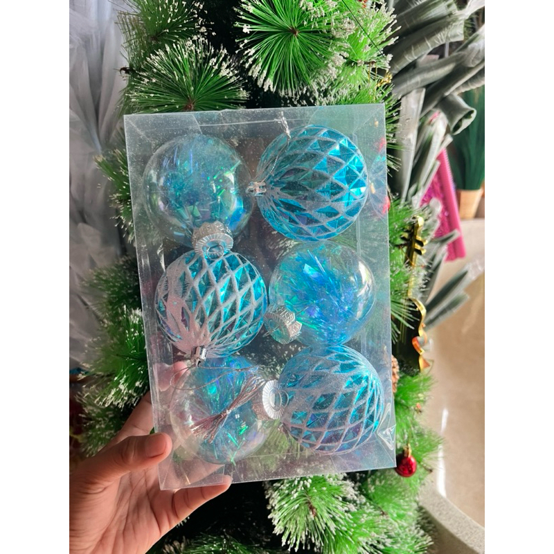 Bola Natal Unik | Bola Natal Mewah | Bola Natal Premium | Bola Natal Motif | Hiasan Natal | Dekorasi