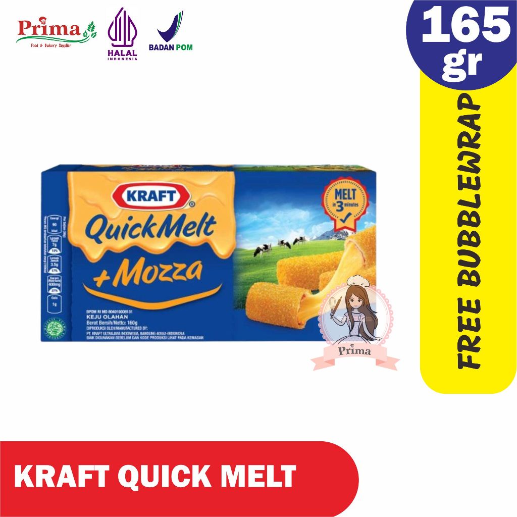 

Keju Leleh - Kraft - Quick Melt - 165gram