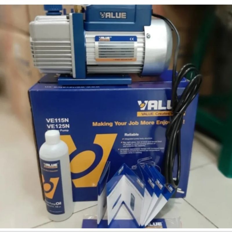 Value Vacuum Pump VE115N VE-115N 1/4 Vacuum Kompresor vakum