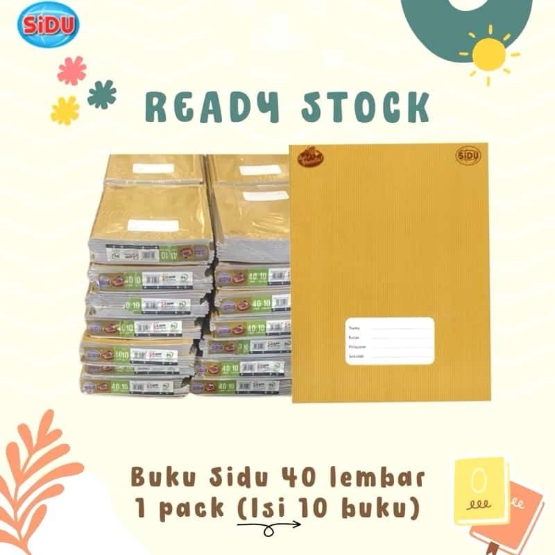 

BUKU TULIS SIDU 40 LEMBAR COVER COKLAT (1 PAK ISI 10)