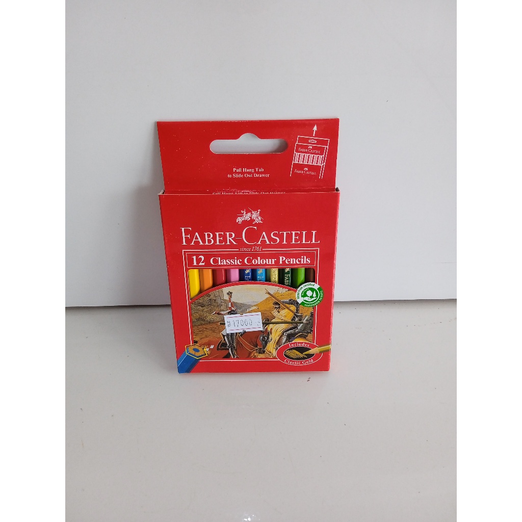

FABER CASTELL Pensil Warna Kayu isi 12