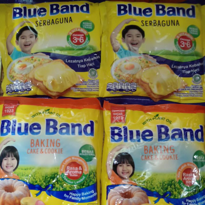 

Blue Band baking cake & cookie/Blue band serbaguna @200g