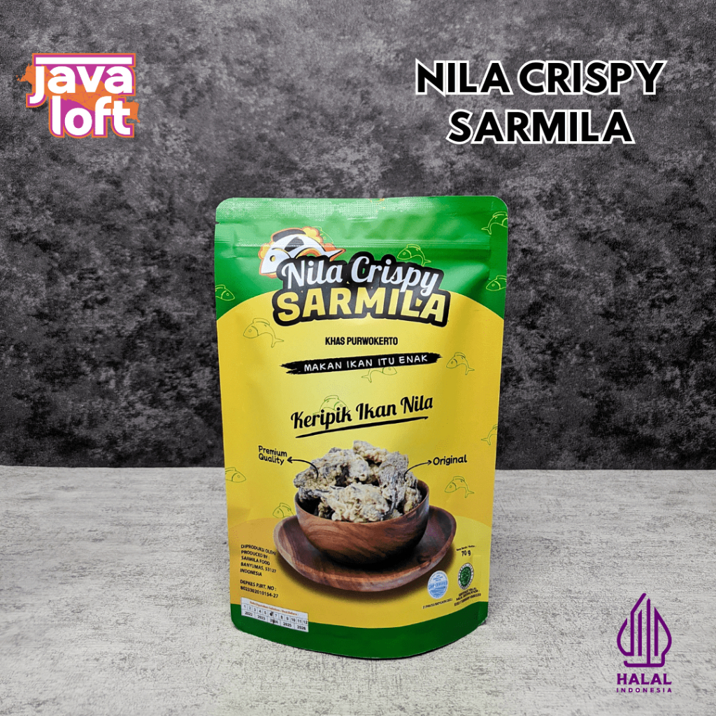 

Keripik Nila Sarmila Cemilan Keripik Ikan Nila Khas Purwokerto Gurih Dan Crispy