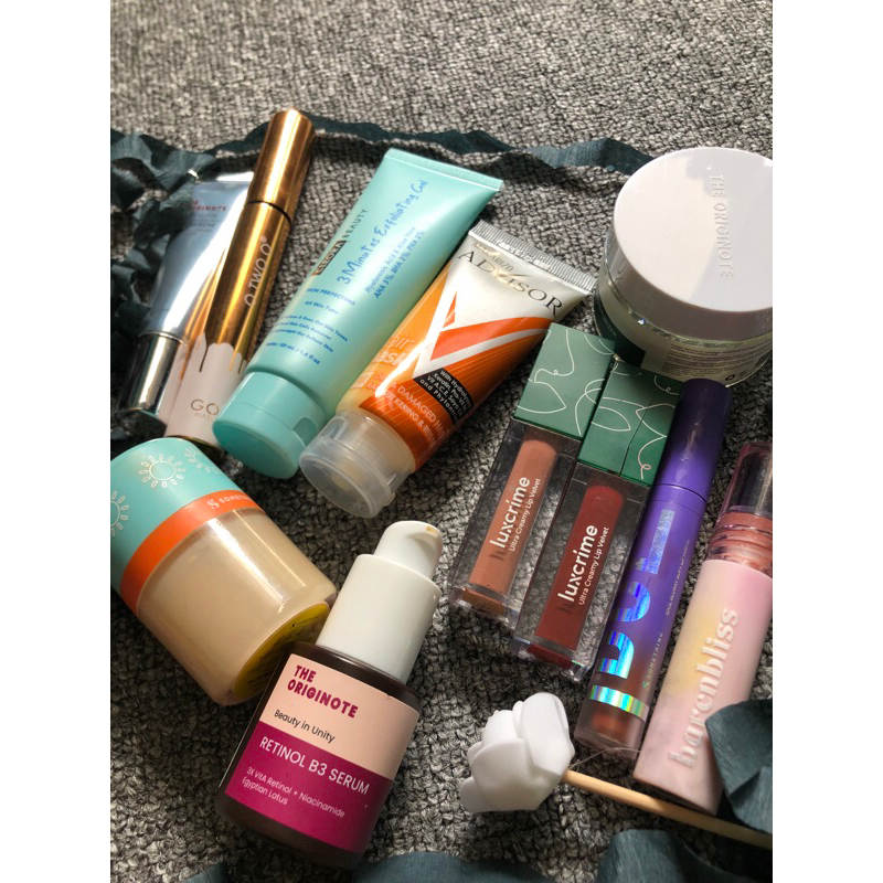 [PRELOVED] Exp 2026 Lip cream/Moisturizer/Serum/Exfoliasi/Hair mask BNB/originote/somethinc/makarizo
