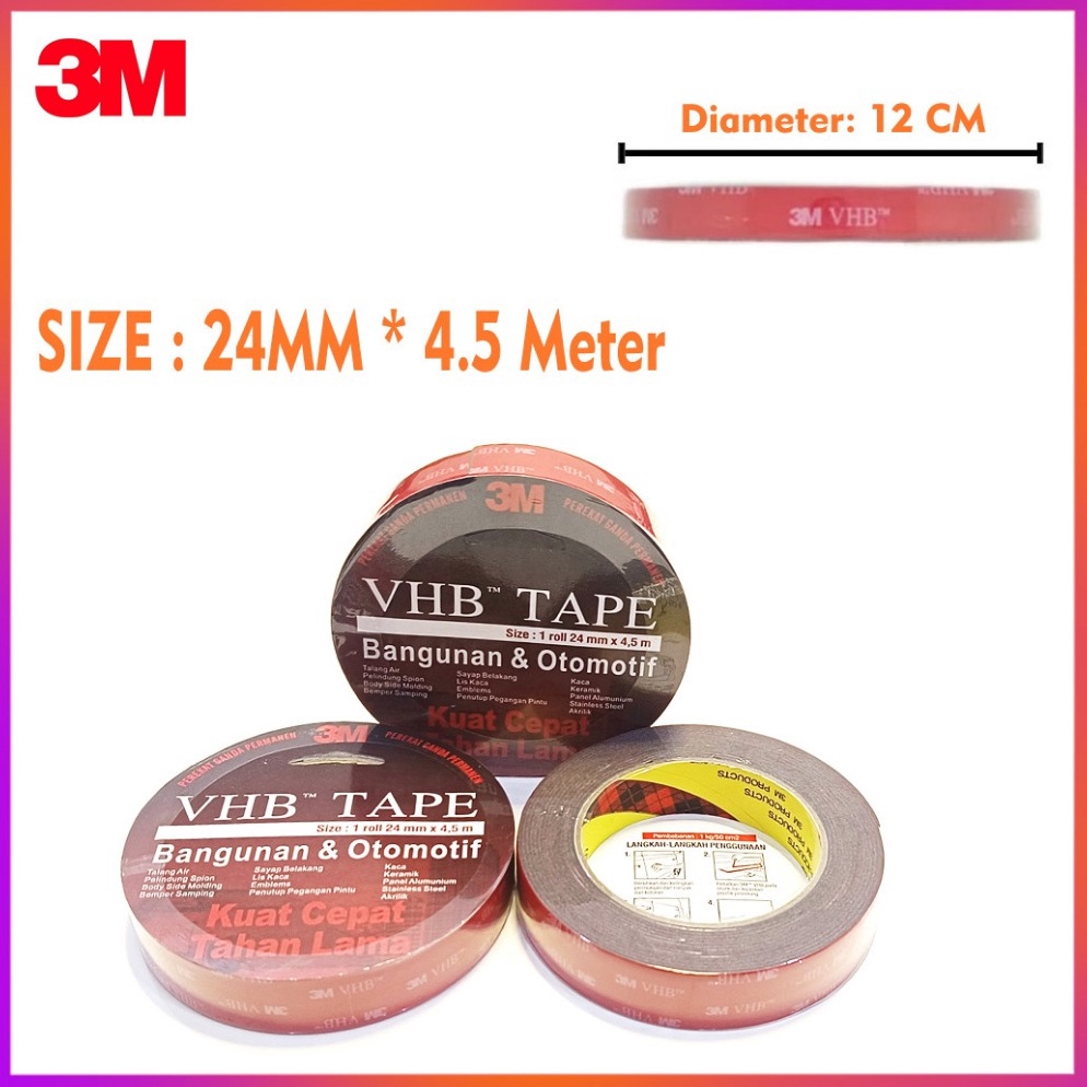 

KODE S7P8 3M VHB Double Tape 24mm x 45meter