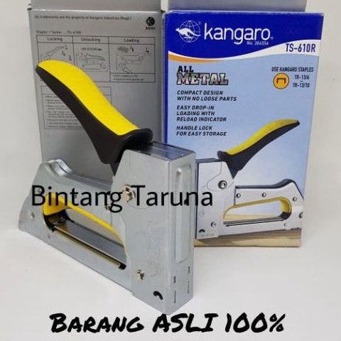 

KODE H8E2 Kangaro Stapler TS61R Staples Tembak KANGARO TS61R Steples Kangaro TS61R ASLI