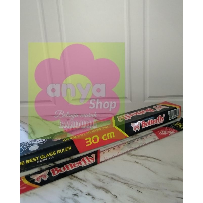 

Penggaris Butterfly 30cm