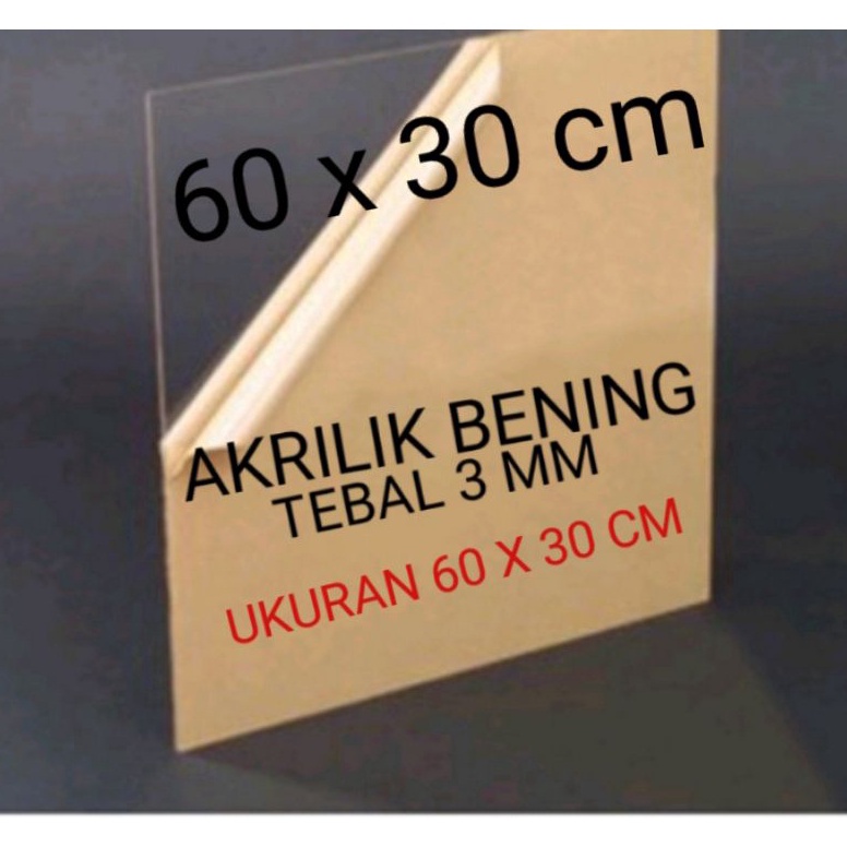 

KODE J1M6 AKRILIK 3MM BENING UKURAN 6X3 CM