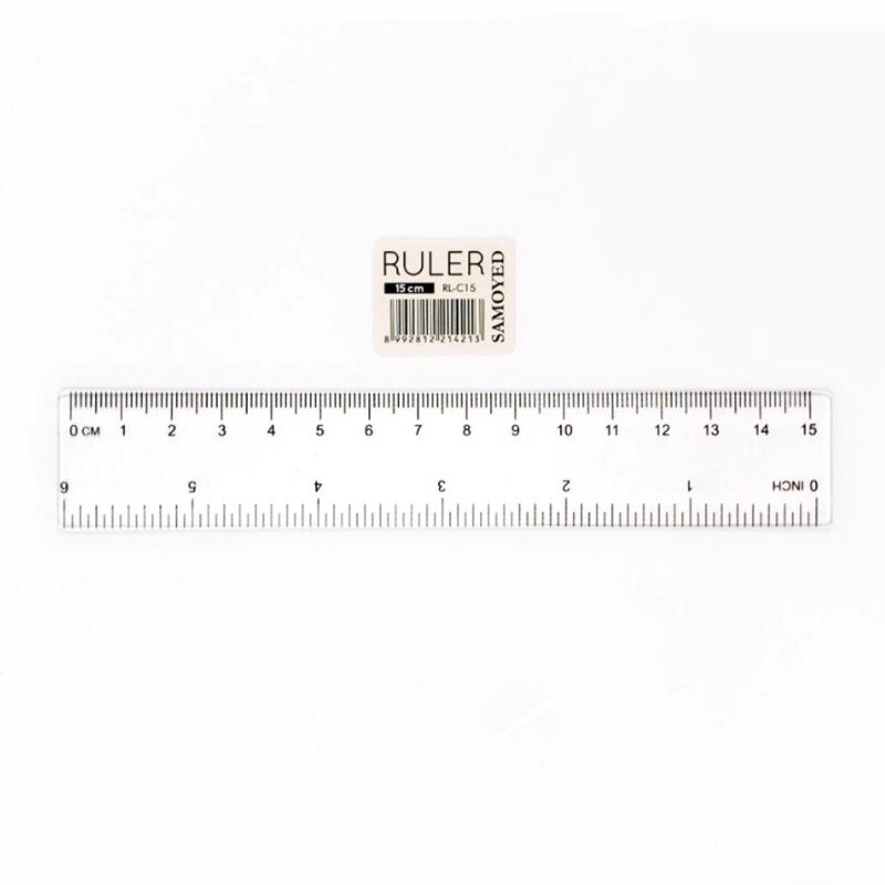 

penggaris 15 cm (clear)