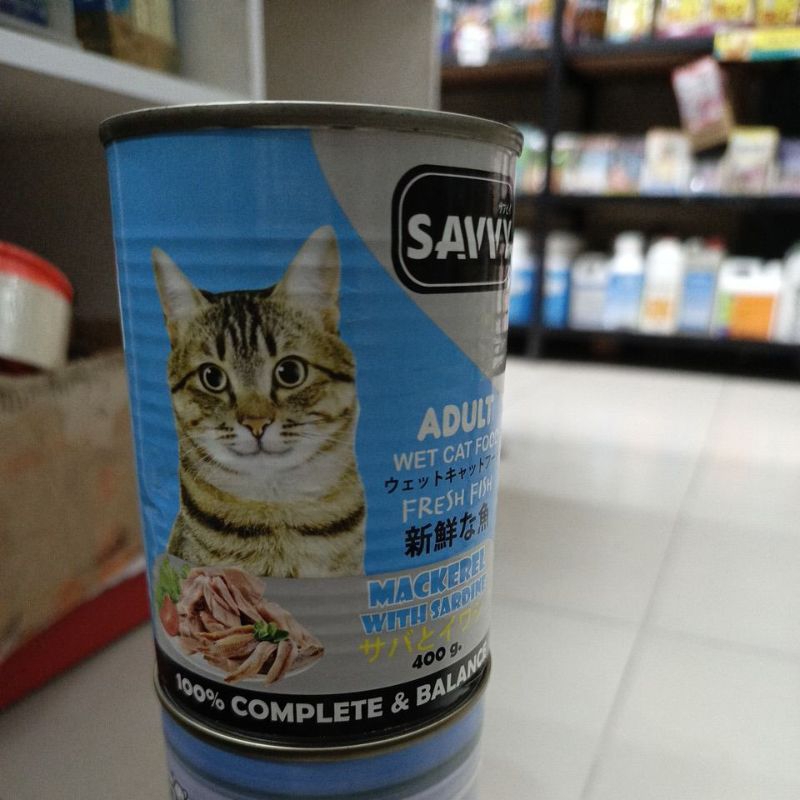 savvy adult wet cat food