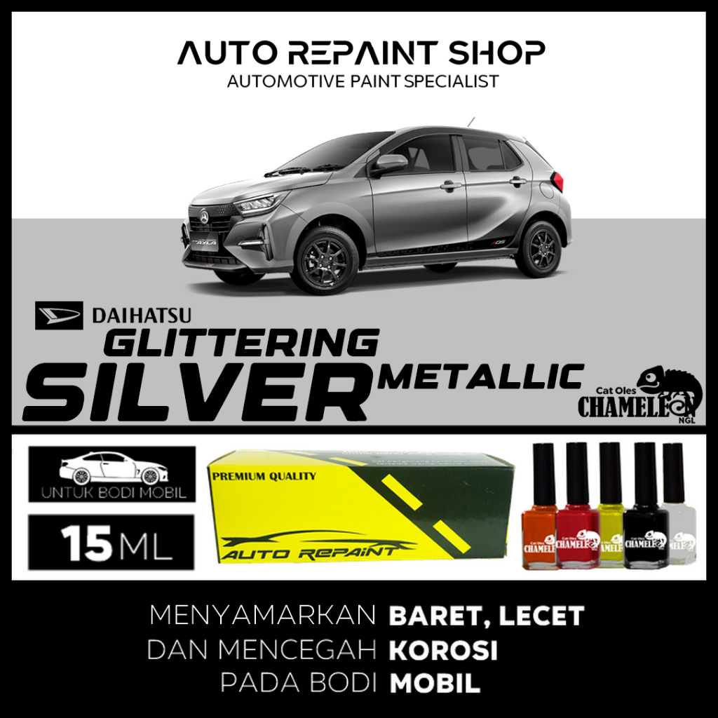 Cat Oles Daihatsu Glittering Silver Metallic Automotive Paint CHAMELEON NGL