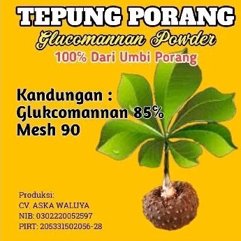 

TEPUNG PORANG ASLI Produksi CV.Aska Waluya
