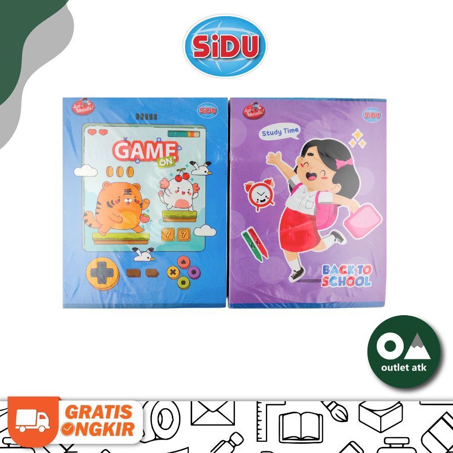 

KODE N7R6 SIDU Buku Tulis 58 Lembar 1 Pak isi 1 buku