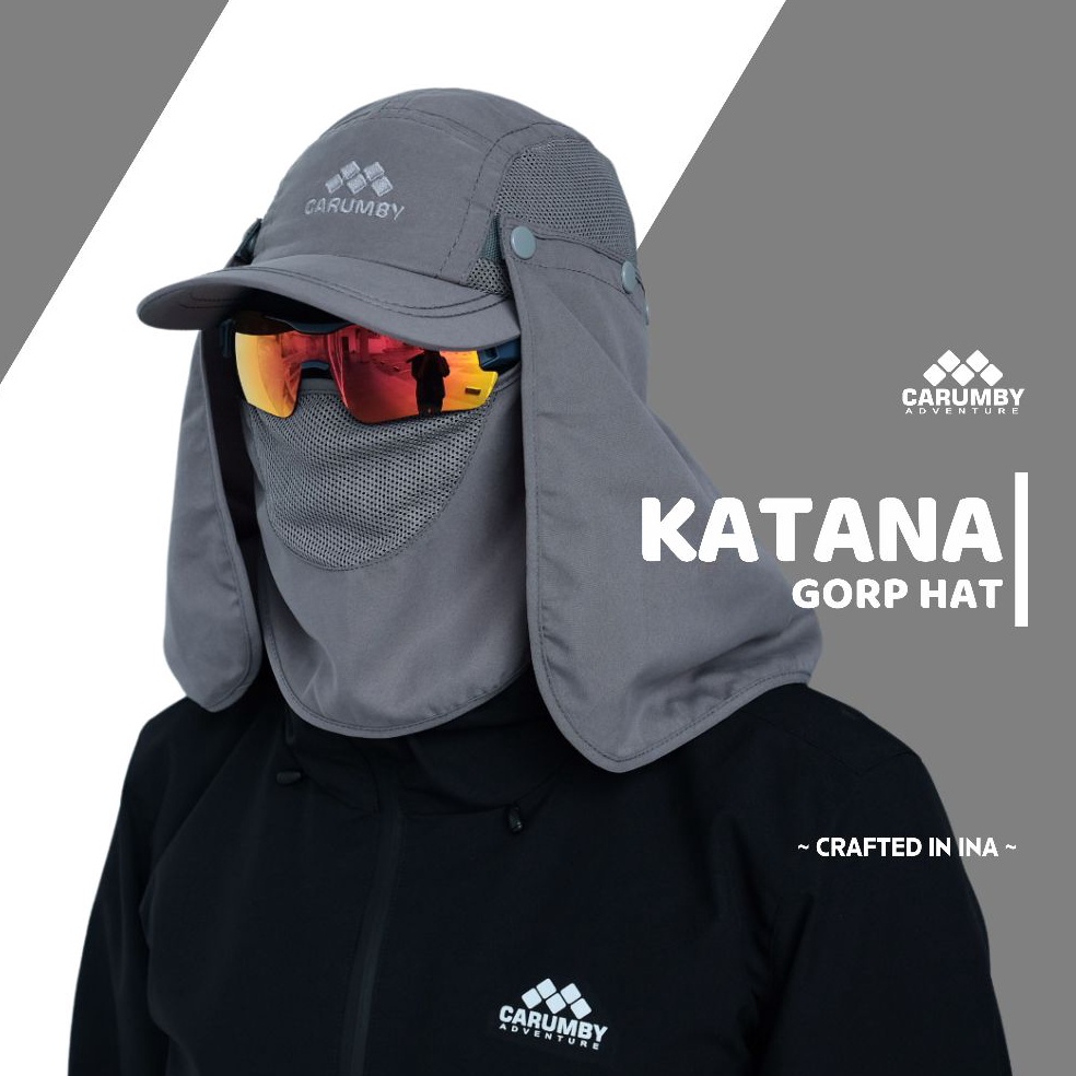 KODE Q2O8 Topi Gunung Lapangan Katana Carumby Adventure Pria Wanita