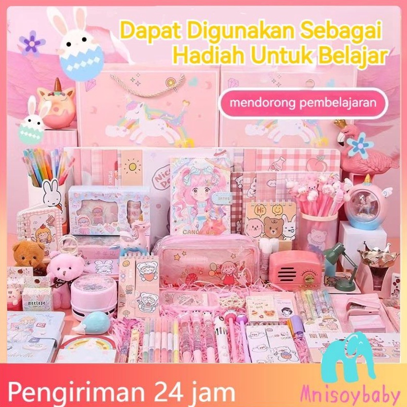 

KODE Y4I5 CODSet Alat Tulis 13 in 1 Paket Alat Tulis Sekolah Anak Lengkap Paket Perlengkapan Sekolah Lengkap Pencil Case Crayon Penggaris Rautan Penghapus Set Stationery Kotak Hadiah Alat Ttulis Liburan Anak