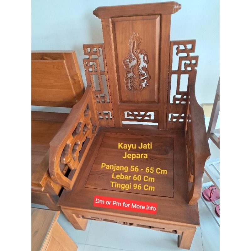 Kursi Kayu Jati Asli