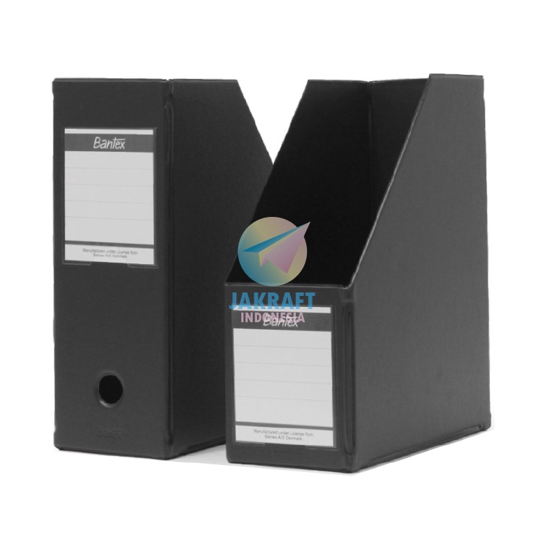 

DAHSYAT 1 Unit Magazine Box File Extra Jumbo BANTEX 421 1 Warna Black FC 12 Cm PVC F4 Folio Kotak Tempat Dokumen