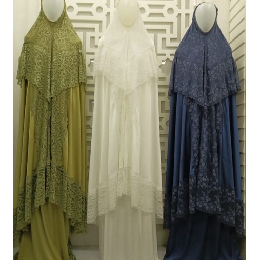 Extra MUKENA SILKY SUTRA MUKENA SILK SUTRA MUKENA SEMI SUTRA PREMIUM QAMECCI PRAYET SET