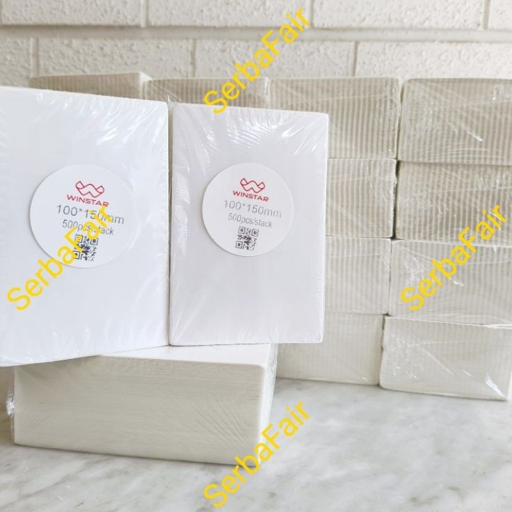 

KF7 Kes Sticker Label Thermal Resi 1x15MM A6 Lipat ISI WINSTAR PREMIUM SPEC