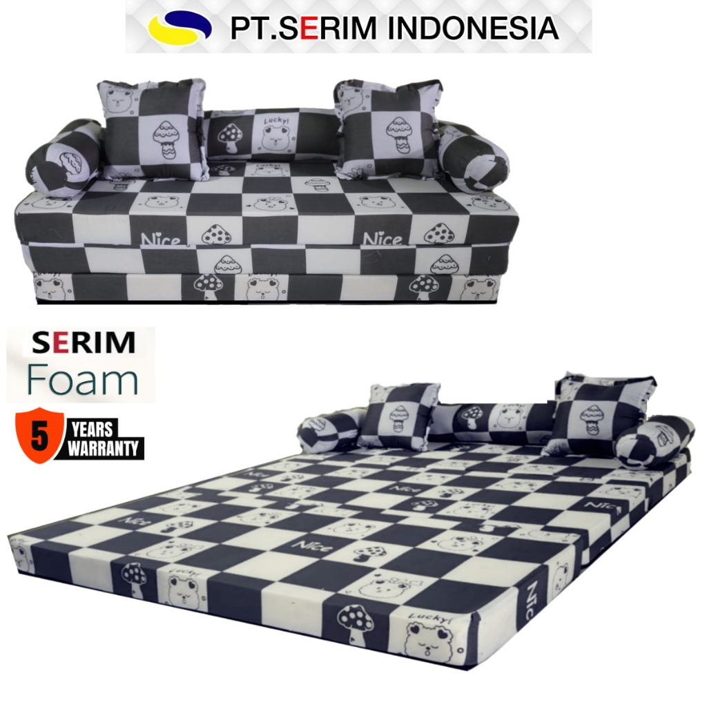Karakter Sofa Lipat Sofabed Kasur Busa Lantai