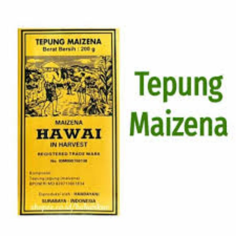 

tepung maizena Hawai 200 gram