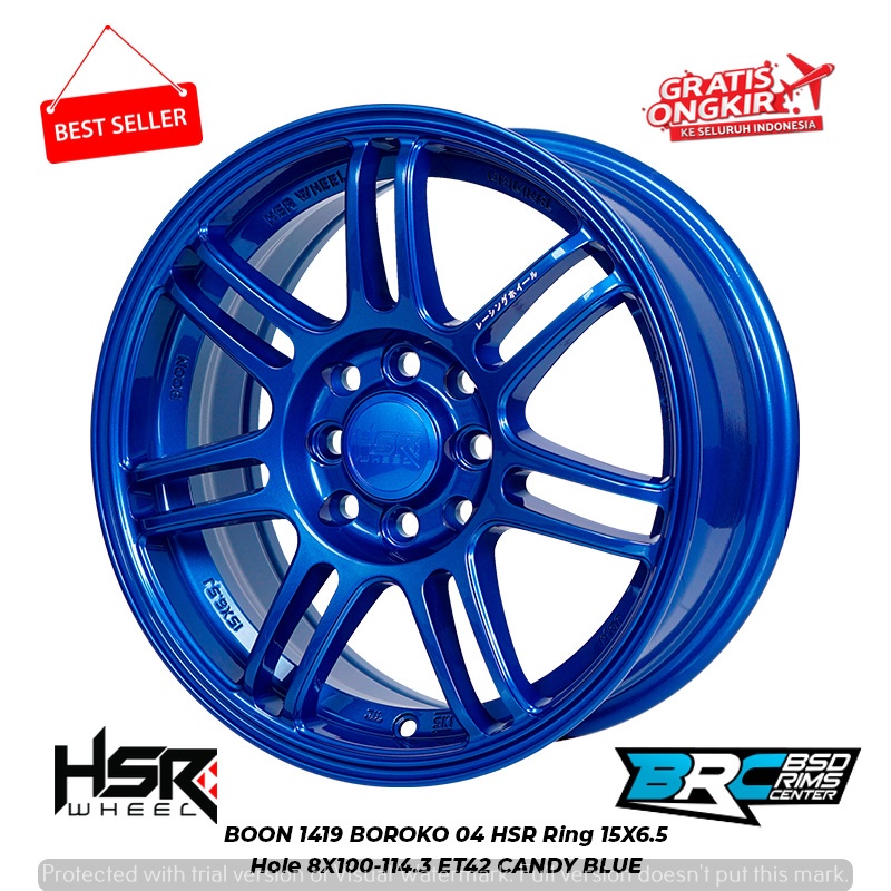 VELG HSR R15 BOON UNTUK SIGRA AYLA AGYA CALYA FREED