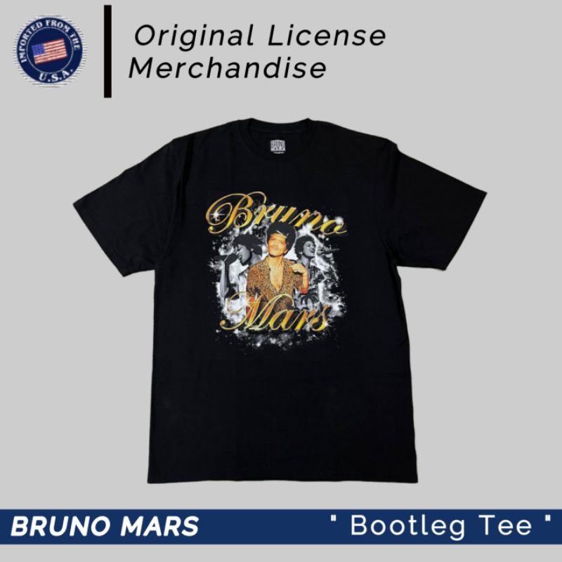 Bruno mars Kaos T Shirt Band Music Original Official License BRUNO MARS ORI