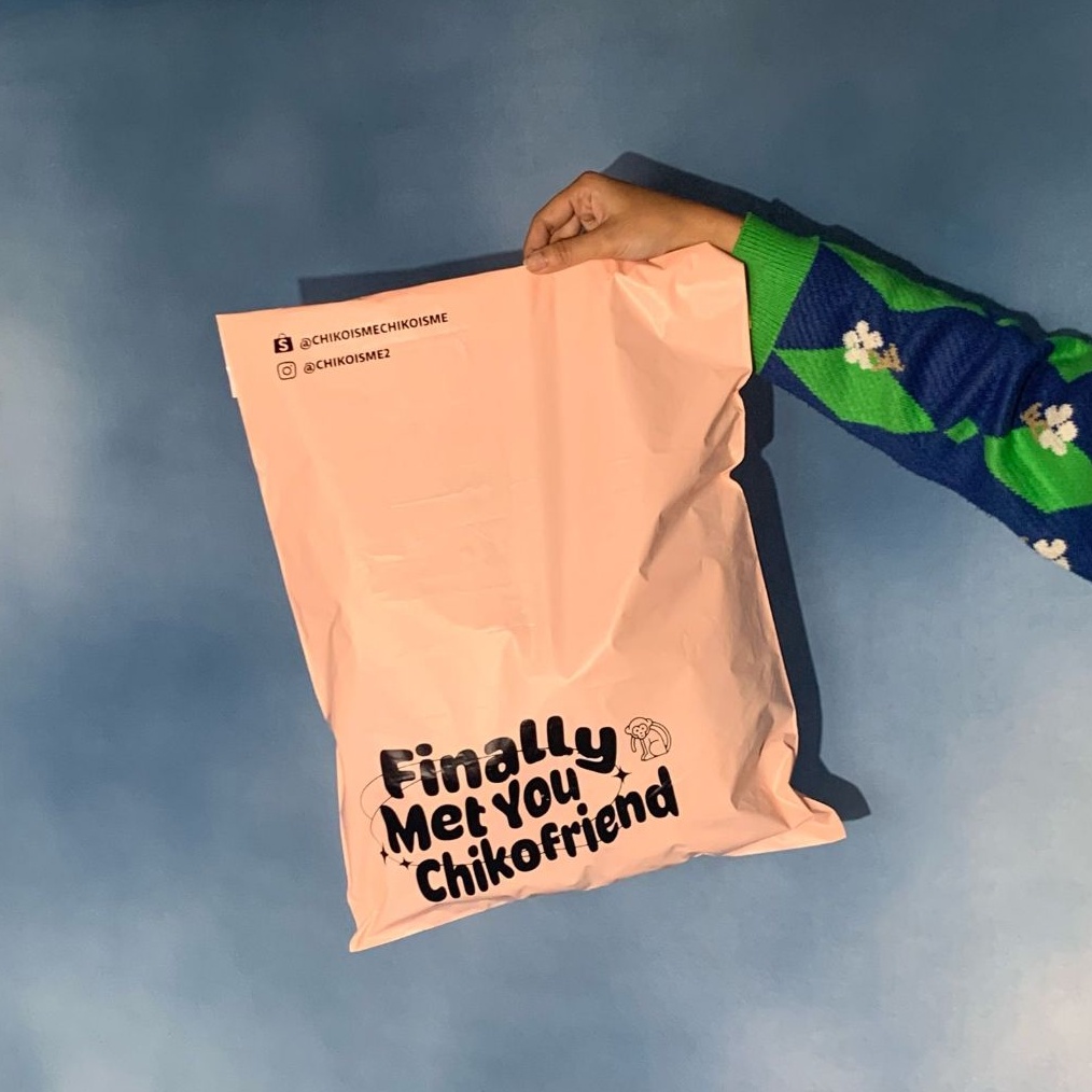 

GEBYAR PROMO Packaging Spesial Plastik Polymailer 35cmx3cm Sablon Chikoisme