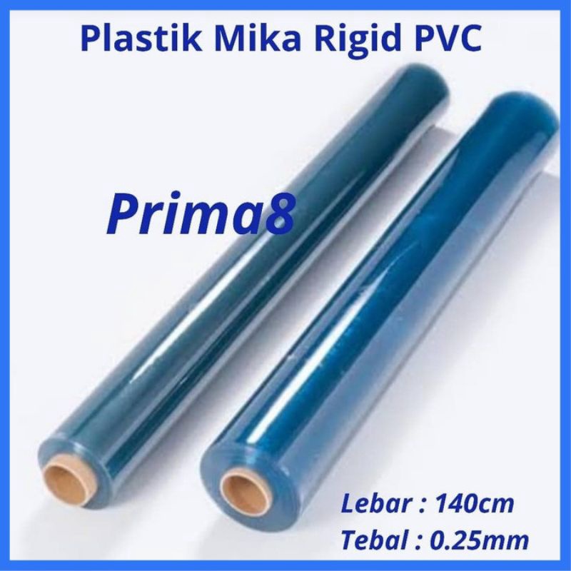 

LUAR BIASA Plastik Mika Rigid Kaku PVC Clear Bening Tebal 25 25mm Lebar 14cm Mika Hantaran Kotak Seserahan Sourvenir Mika Meteran