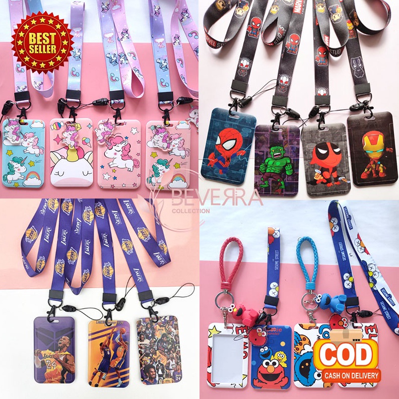 

TOP Name Tag Id Card Holder Korea Motif Kartun Hardcase Aksesoris Tempat Kartu Identitas E Toll Murah GTG