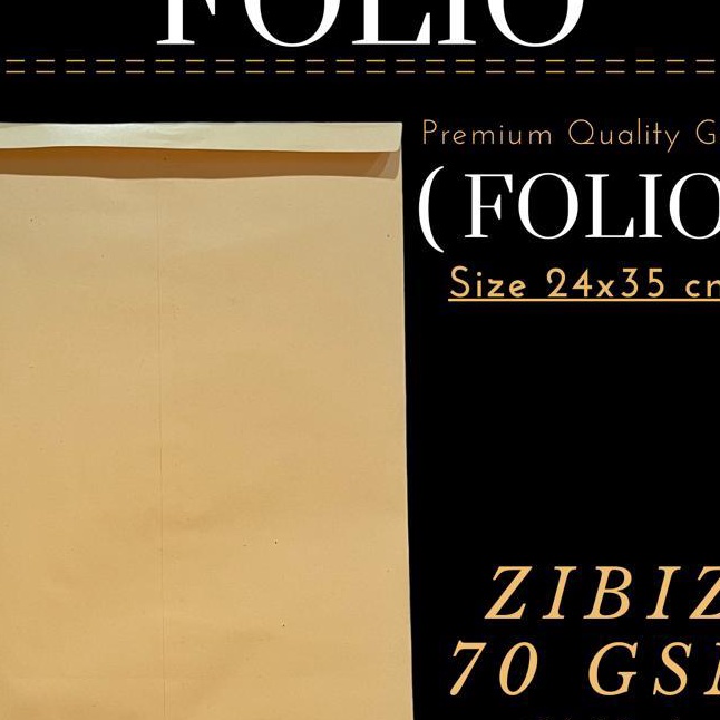 

KP8 Amplop Coklat FOLIO 24x35Cm