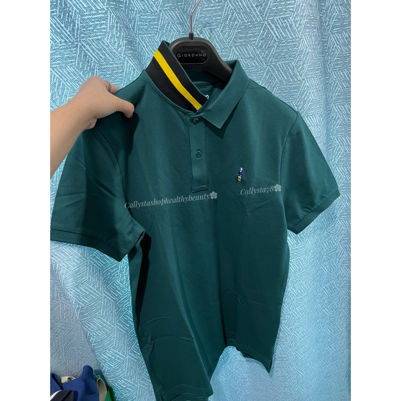 Giordano Polo Shirt Man Tapered Fit Classic Dark Pine sale from 439k