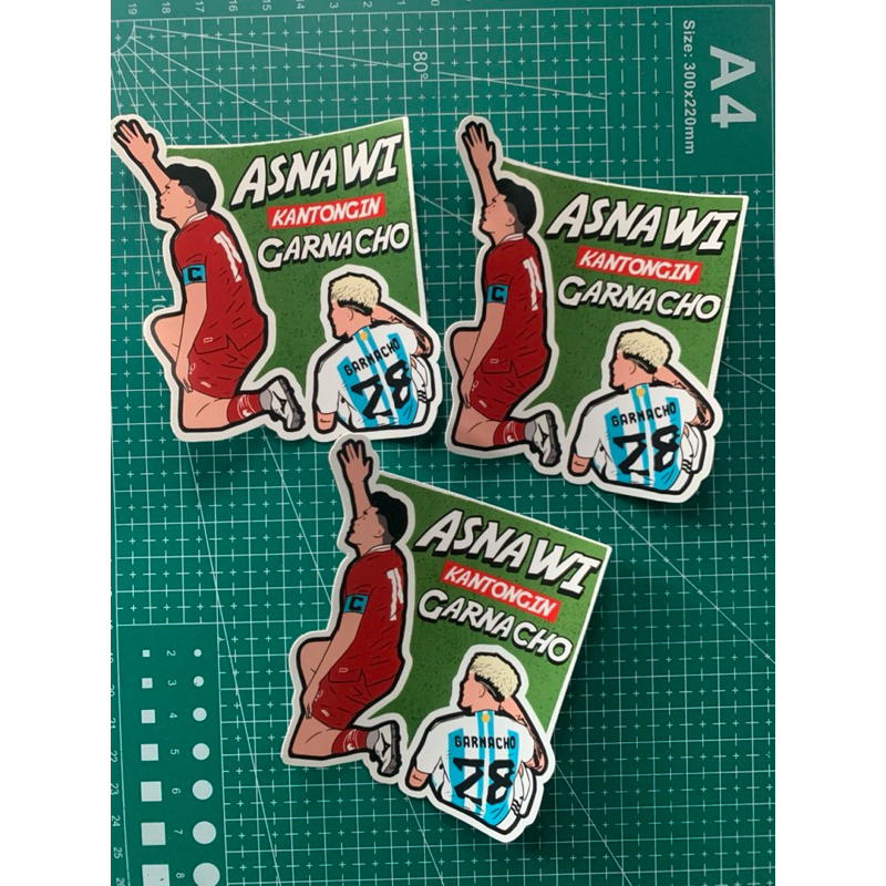 

ALIVEDSGN-STIKER TIMNAS EDITION ( ASNAWI )-stikerbola/stiker laptop/stiker tumbler