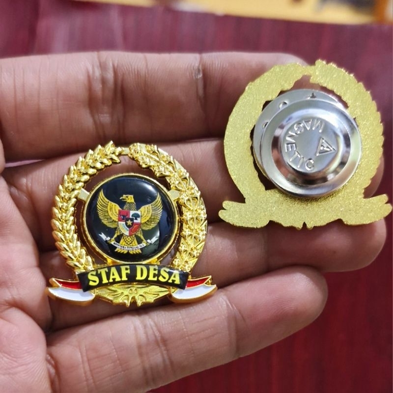 PIN STAF DESA MAGNET - PIN PERANGKAT DESA MAGNET