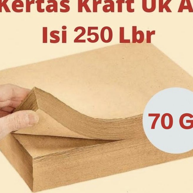

KP8 25 Lembar Kes Kraft A4 7 Gram 7gram 7gr Kes Samson Kraft Paper A4 Kes Cokelat Muda Kraft