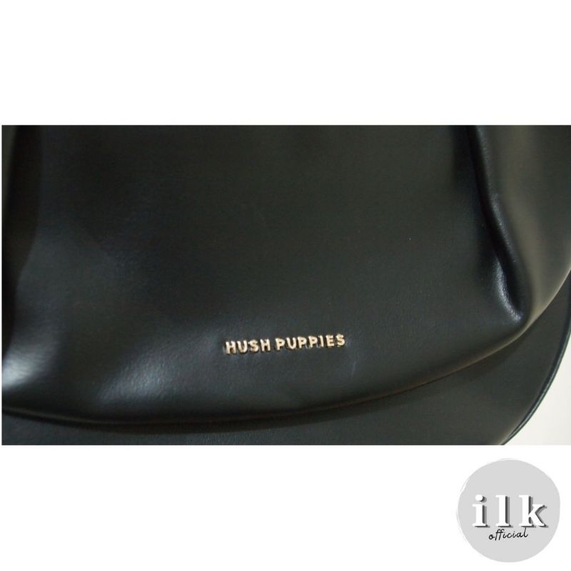 [PRELOVED] HUSH PUPPIES ELYN SLINGBAG SHOULDER BAG L BLACK