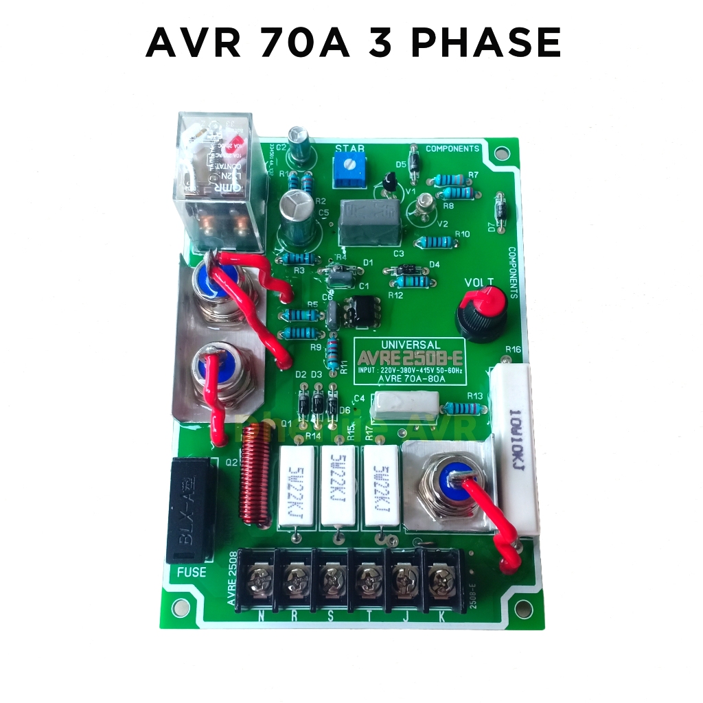 AVR Generator KARBON BRUSSH 3 PHASE / AVR GENSET Selipring Brustel AVR LOKAL 3 PHASE