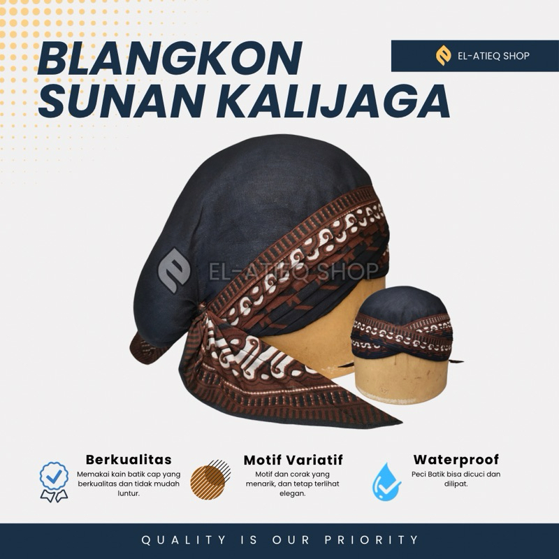 Blangkon Murah Cuci Lipat sunan Kalijaga