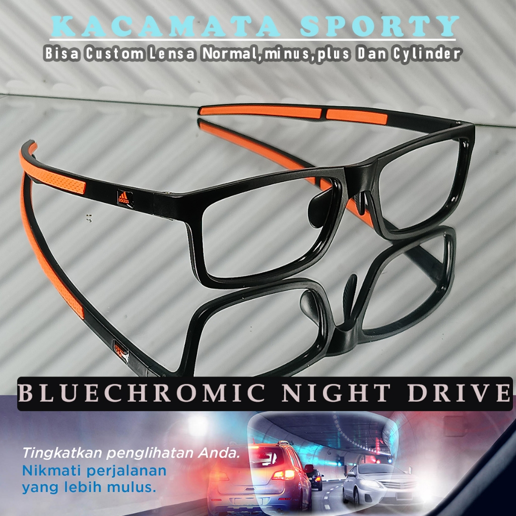 Kacamata minus I kaca mata plus I Lensa Photochromic Blueray I f8194 -0.25 s/d -5.00 silinder-2.00