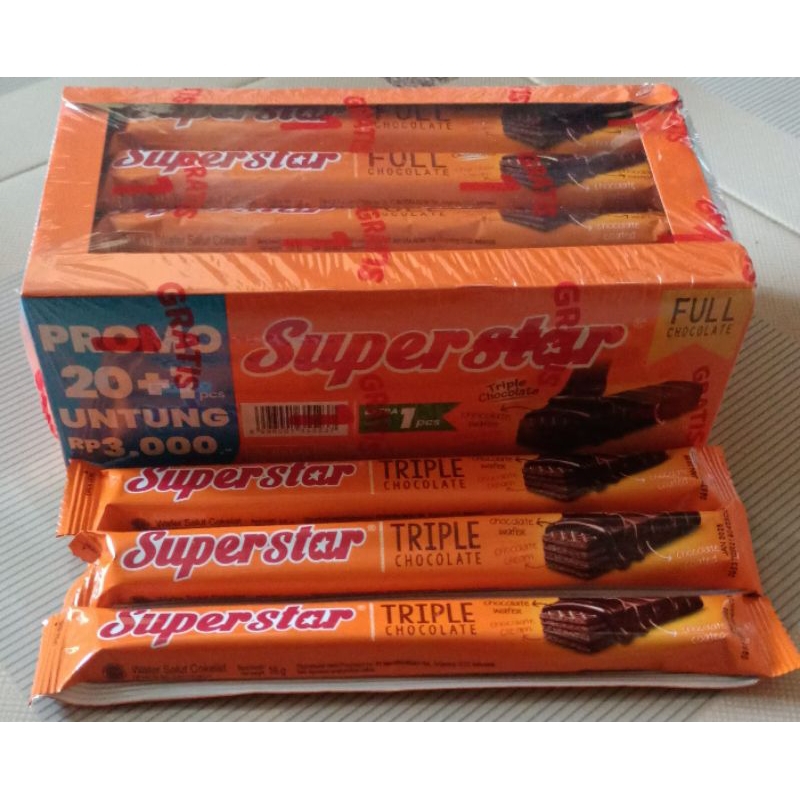 

[ Isi 20 Gratis 1 ] Superstar Wafer 16 gr