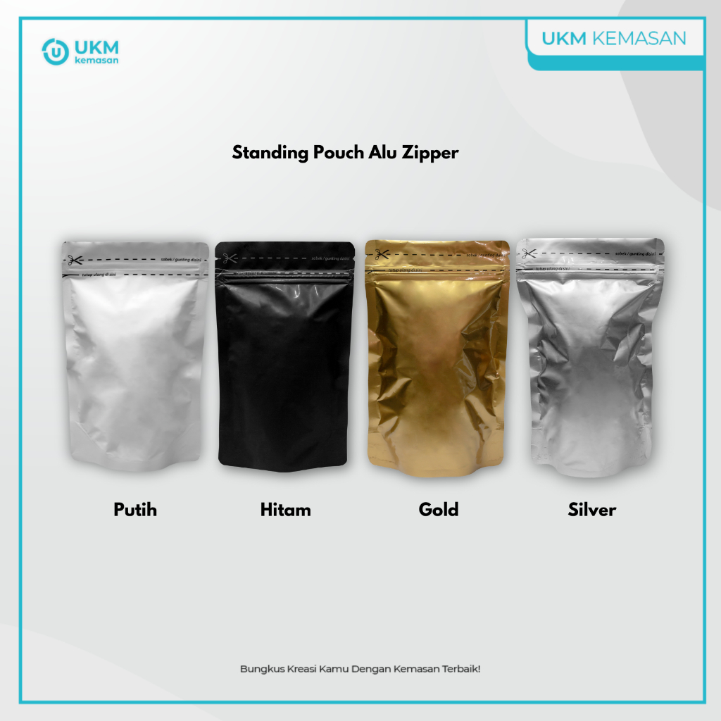 

Standing Pouch Alu Zipper