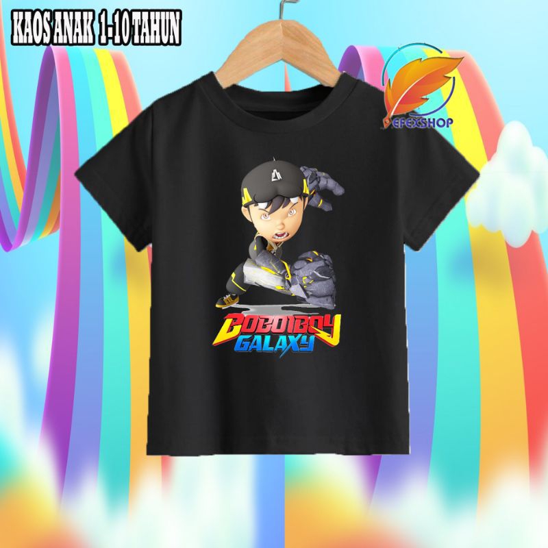 BAJU KAOS ANAK BOBOIBOY GALAXY API