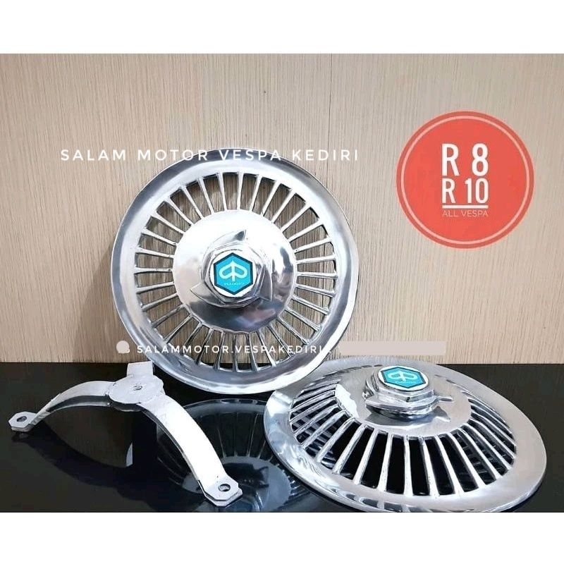 Wildop velg vespa chrome motif jari jari ring 8 ring 10 super sprint px ps