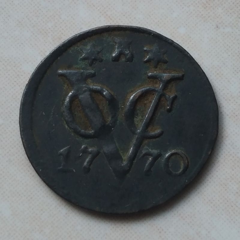 Koin Kuno VOC Half Doit 1/2 Doit 1770 Zeeland - YN1652